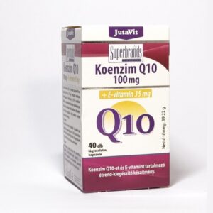 JutaVit Koenzim Q10 100mg +E-vitamin 35mg, 40db