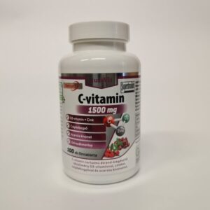 JutaVit C-vitamin 1500 mg + D3-vitamin + Cink + csipkebogyó + acerola kivonattal retard filmtabletta (100x)