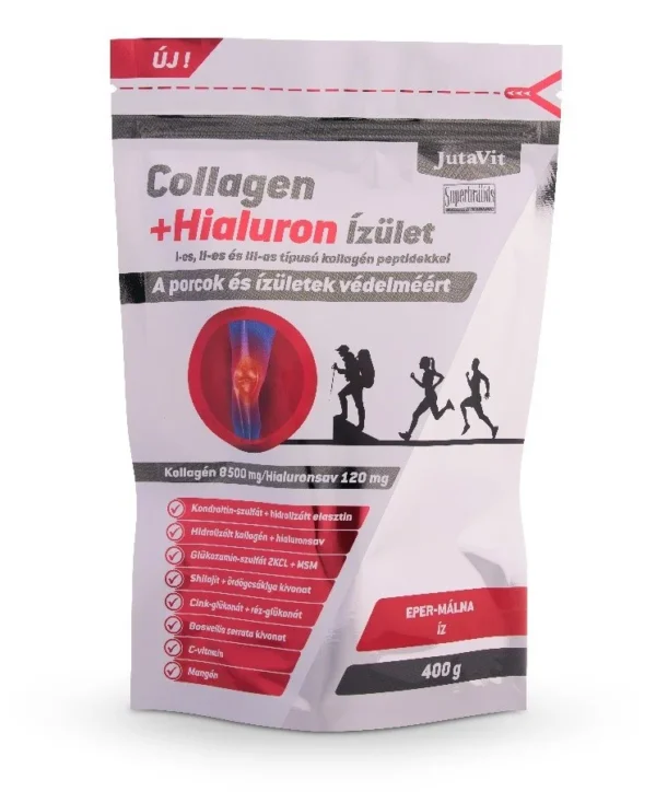 Collagen+Hialuron Ízület – Eper-Málna ízben 400 g