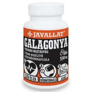 Javallat Galagonya virágos hajtásvég kapszula – 60db