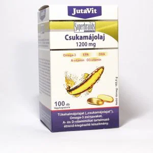 Csukamájolaj 1200 mg 100 kapszula