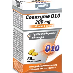 Koenzim Q10 200 mg + E-vitamin 35 mg 60 kapszula