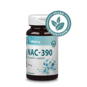Vitaking NAC-390 (60) kapszula N-acetil-L-cisztein