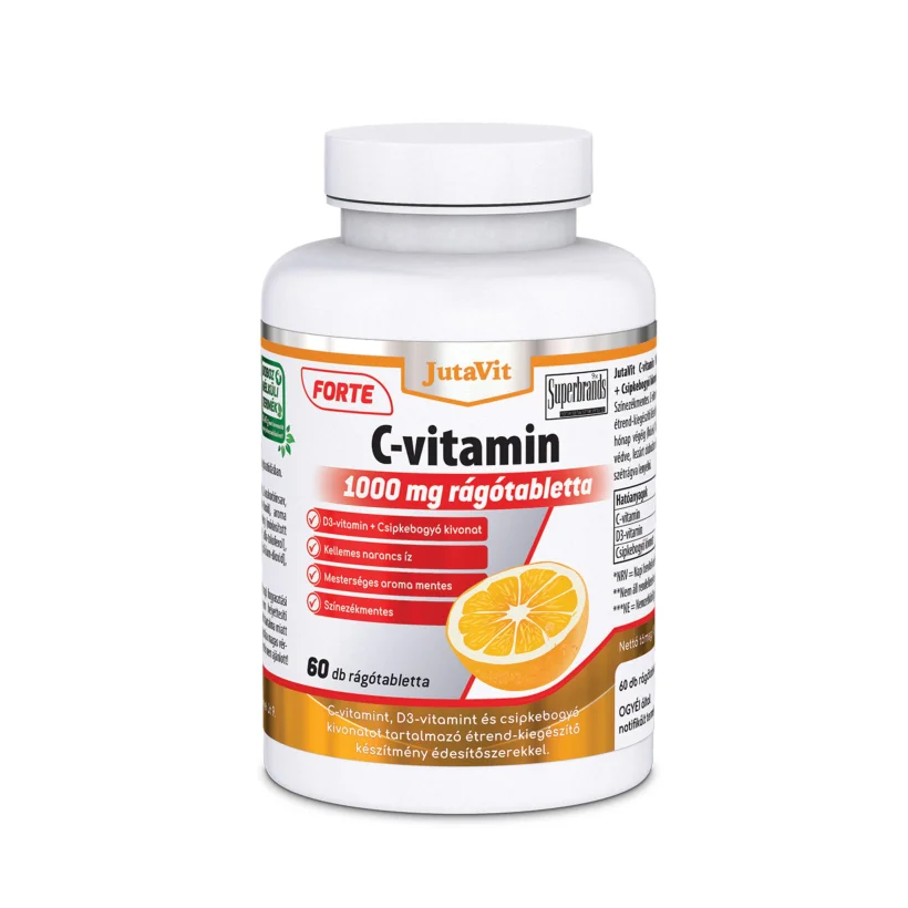 C-vitamin 500mg Narancs ízű 100 rágótabletta