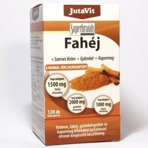 JutaVit Fahéj tabletta 120 db