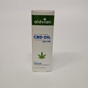 Aidvian Full Spectrum CBD Olaj Focus 600 mg 30 ml