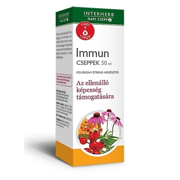 Interherb immun cseppek – 50ml