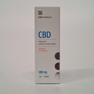 USA medical CBD Olaj 500 mg 30 ml
